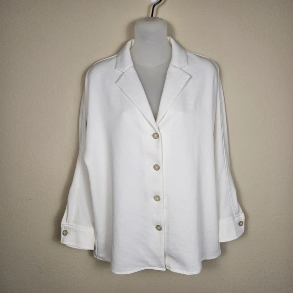 Wilfred White Button-Up Blouse - Picture 1 of 4